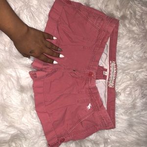 Abercrombie & fitch Pink cargo shorts